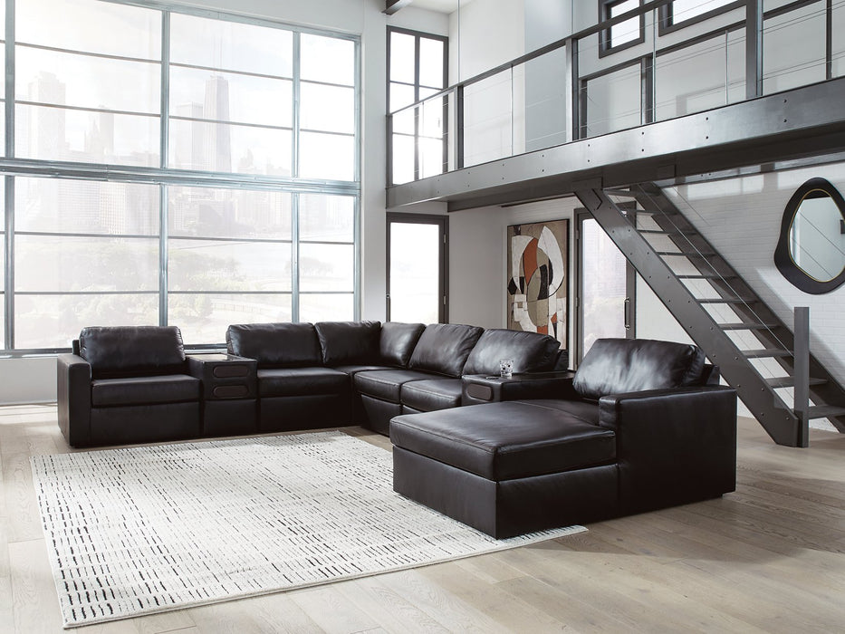 Modmax II Sectional with Chaise and Audio Consoles - Aras Mattress And Furniture(Las Vegas, NV)