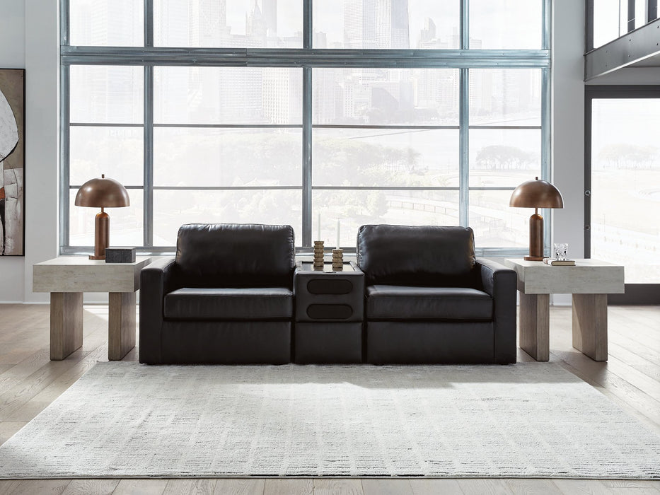 Modmax II Sectional Loveseat with Audio Console - Aras Mattress And Furniture(Las Vegas, NV)