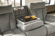 Mitchiner Reclining Sofa with Drop Down Table - Aras Mattress And Furniture(Las Vegas, NV)