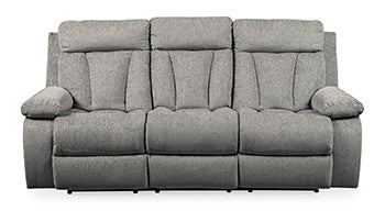 Mitchiner Reclining Sofa with Drop Down Table - Aras Mattress And Furniture(Las Vegas, NV)