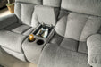 Mitchiner Reclining Loveseat with Console - Aras Mattress And Furniture(Las Vegas, NV)