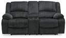Draycoll Reclining Loveseat with Console - Aras Mattress And Furniture(Las Vegas, NV)