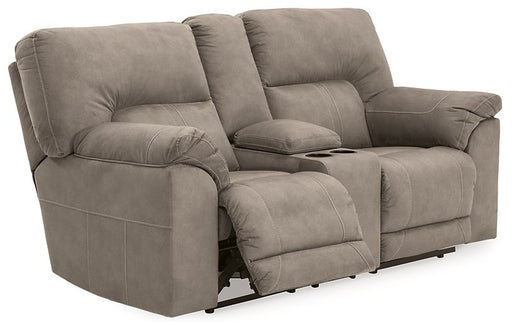 Cavalcade Reclining Loveseat with Console - Aras Mattress And Furniture(Las Vegas, NV)