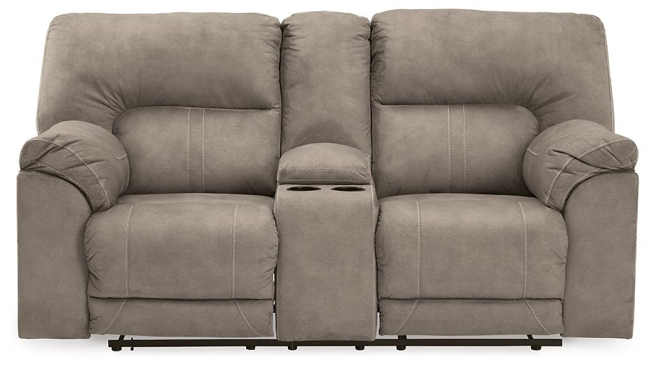 Cavalcade Power Reclining Loveseat with Console - Aras Mattress And Furniture(Las Vegas, NV)