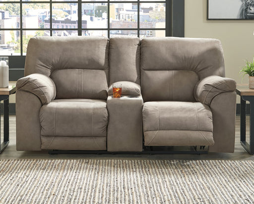 Cavalcade Power Reclining Loveseat with Console - Aras Mattress And Furniture(Las Vegas, NV)