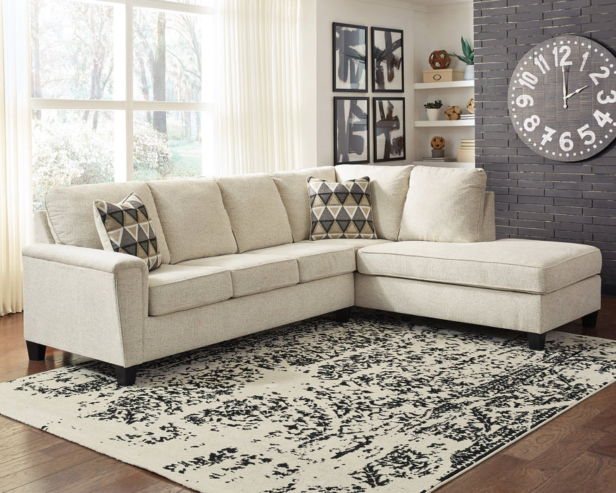 Abinger 2-Piece Sleeper Sectional with Chaise - Aras Mattress And Furniture(Las Vegas, NV)