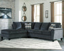 Abinger 2-Piece Sleeper Sectional with Chaise - Aras Mattress And Furniture(Las Vegas, NV)