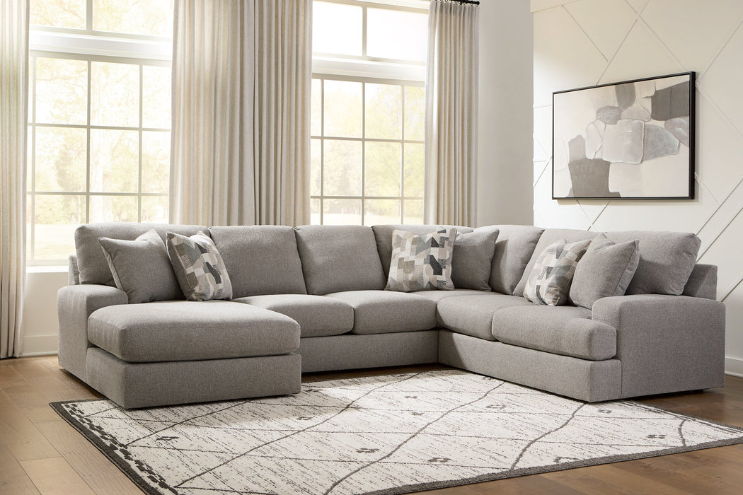Lindon Sectional with Chaise - Aras Mattress And Furniture(Las Vegas, NV)