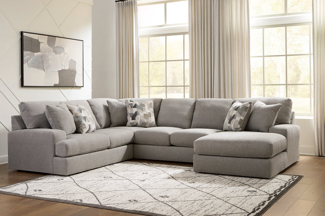 Lindon Sectional with Chaise - Aras Mattress And Furniture(Las Vegas, NV)