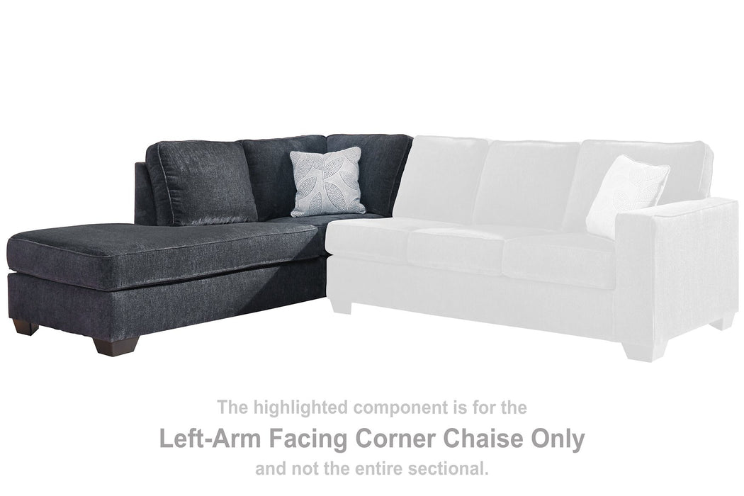 Altari 2-Piece Sleeper Sectional with Chaise - Aras Mattress And Furniture(Las Vegas, NV)