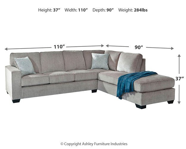 Altari Sleeper Sectional with Chaise