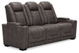 HyllMont Power Reclining Sofa - Aras Mattress And Furniture(Las Vegas, NV)