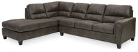 Navi 2-Piece Sectional with Chaise - Aras Mattress And Furniture(Las Vegas, NV)