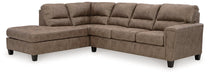 Navi 2-Piece Sectional Sofa Chaise - Aras Mattress And Furniture(Las Vegas, NV)