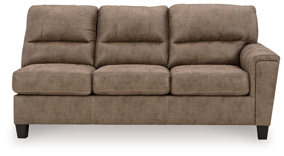Navi 2-Piece Sectional Sofa Chaise - Aras Mattress And Furniture(Las Vegas, NV)