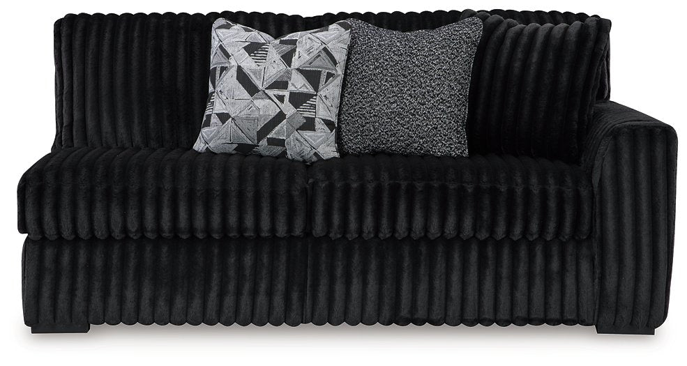 Midnight-Madness Sectional Sofa with Chaise - Aras Mattress And Furniture(Las Vegas, NV)