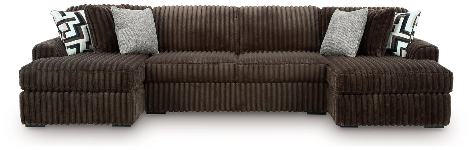 Midnight-Madness Sectional with Chaise - Aras Mattress And Furniture(Las Vegas, NV)