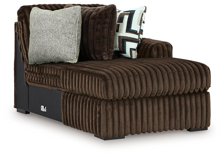 Midnight-Madness Sectional with Chaise - Aras Mattress And Furniture(Las Vegas, NV)