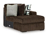 Midnight-Madness Sectional with Chaise - Aras Mattress And Furniture(Las Vegas, NV)