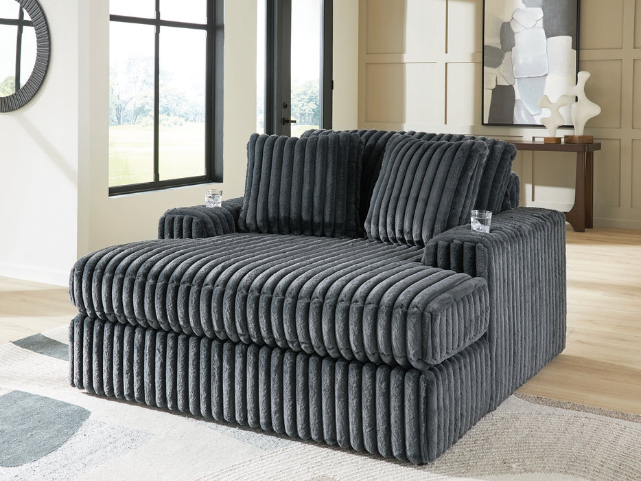 Midnight-Madness Oversized Chaise - Aras Mattress And Furniture(Las Vegas, NV)