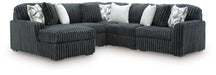 Midnight-Madness Sectional with Chaise - Aras Mattress And Furniture(Las Vegas, NV)