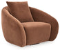 Yahya Swivel Accent Chair - Aras Mattress And Furniture(Las Vegas, NV)