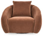 Yahya Swivel Accent Chair - Aras Mattress And Furniture(Las Vegas, NV)