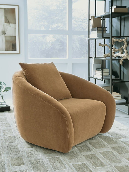 Yahya Swivel Accent Chair - Aras Mattress And Furniture(Las Vegas, NV)