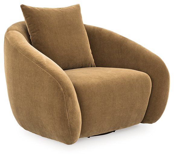 Yahya Swivel Accent Chair - Aras Mattress And Furniture(Las Vegas, NV)