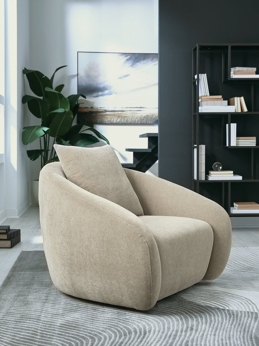 Yahya Swivel Accent Chair - Aras Mattress And Furniture(Las Vegas, NV)