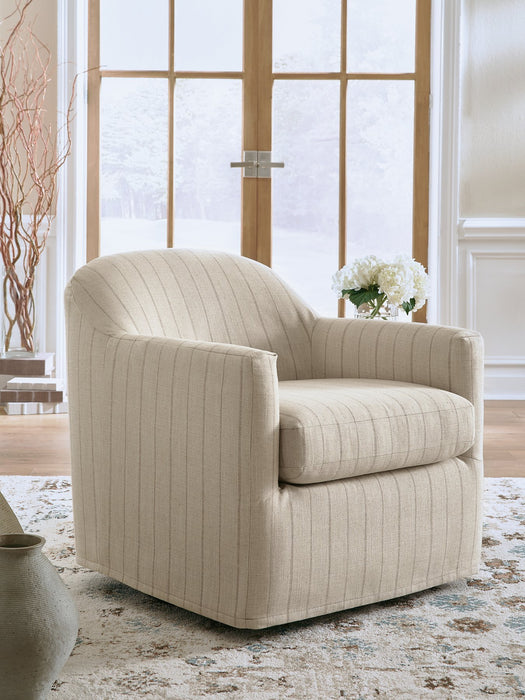 Valwick Swivel Accent Chair - Aras Mattress And Furniture(Las Vegas, NV)