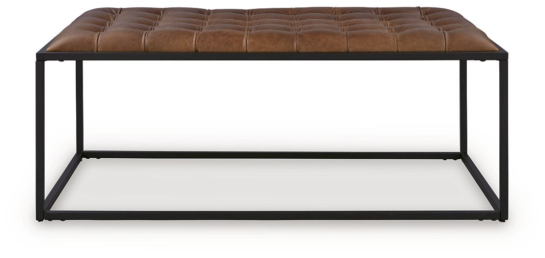 Junsor Coffee Table Ottoman - Aras Mattress And Furniture(Las Vegas, NV)