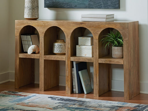 Luzmanacy Console Sofa Table - Aras Mattress And Furniture(Las Vegas, NV)