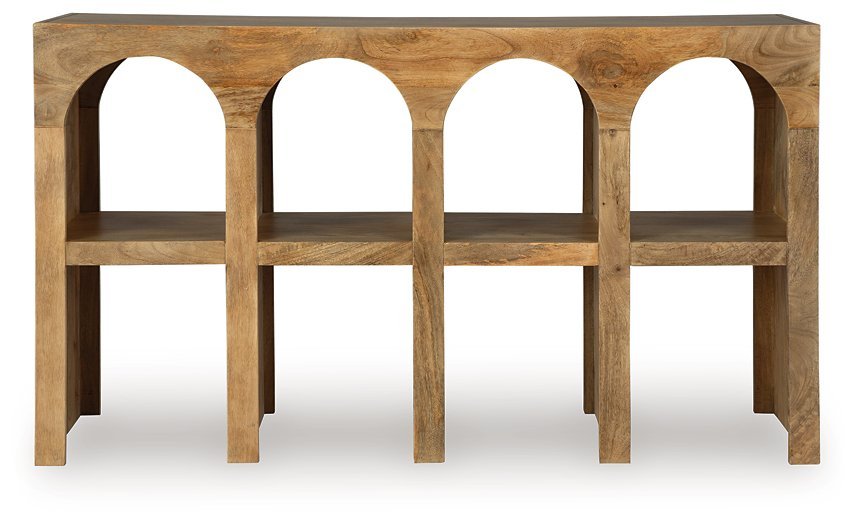 Luzmanacy Console Sofa Table - Aras Mattress And Furniture(Las Vegas, NV)