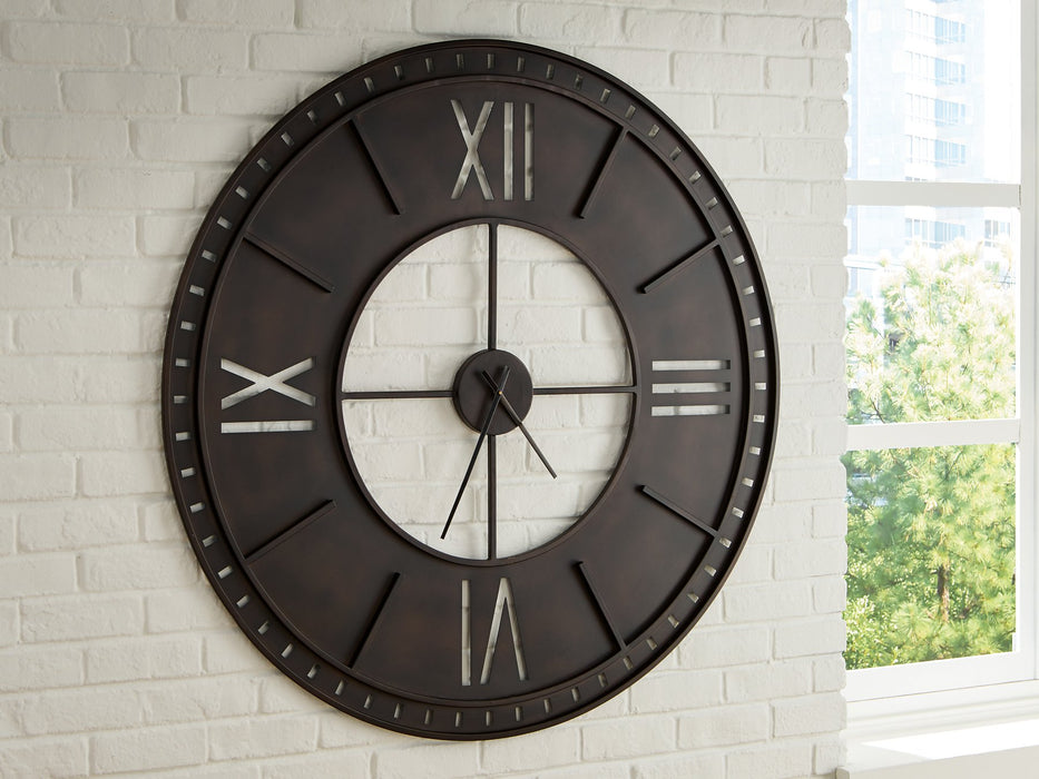 Lytle Wall Clock - Aras Mattress And Furniture(Las Vegas, NV)