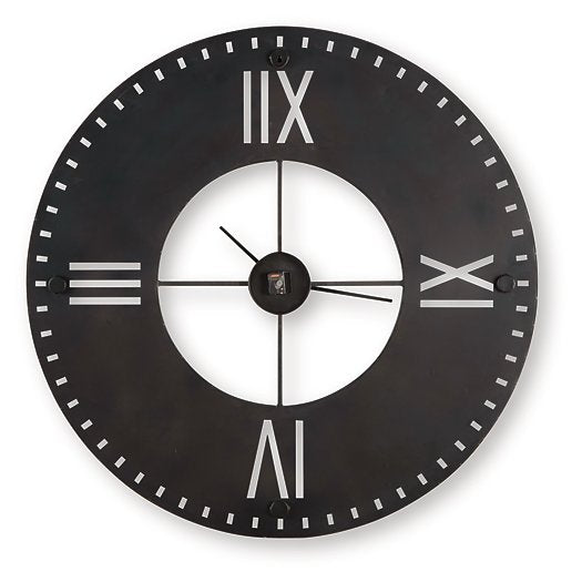 Lytle Wall Clock - Aras Mattress And Furniture(Las Vegas, NV)