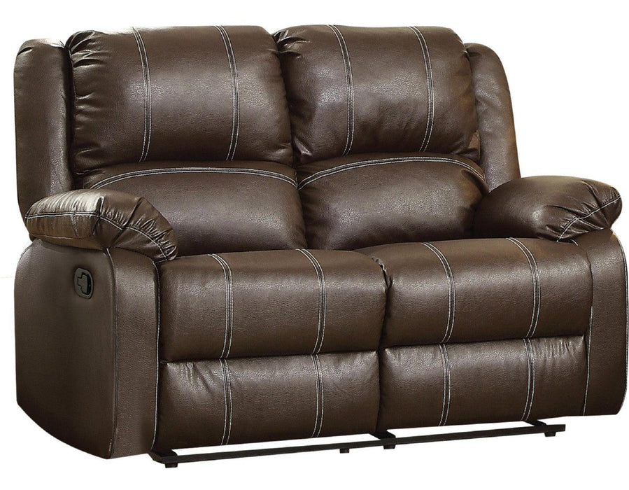 Acme Furniture Zuriel Motion Loveseat in Brown 52281 image