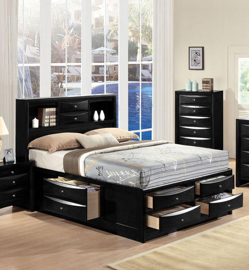 Acme Ireland Queen Storage Bed in Black 21610Q - Aras Mattress And Furniture(Las Vegas, NV)