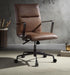 Indra Vintage Chocolate Top Grain Leather Office Chair image