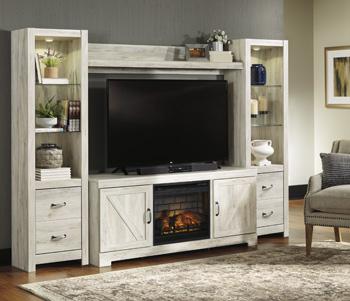 Bellaby 4-Piece Entertainment Center with Electric Fireplace - Aras Mattress And Furniture(Las Vegas, NV)