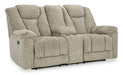 Hindmarsh Power Reclining Loveseat with Console - Aras Mattress And Furniture(Las Vegas, NV)