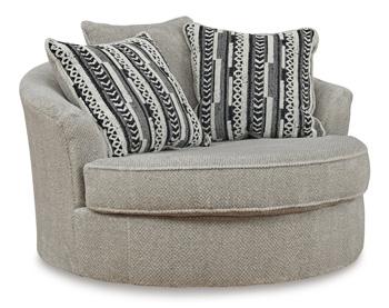 Calnita Oversized Swivel Accent Chair - Aras Mattress And Furniture(Las Vegas, NV)