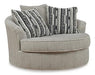 Calnita Oversized Swivel Accent Chair - Aras Mattress And Furniture(Las Vegas, NV)