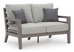 Hillside Barn Outdoor Loveseat with Cushion - Aras Mattress And Furniture(Las Vegas, NV)