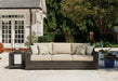 Coastline Bay Outdoor Sofa with Cushion - Aras Mattress And Furniture(Las Vegas, NV)