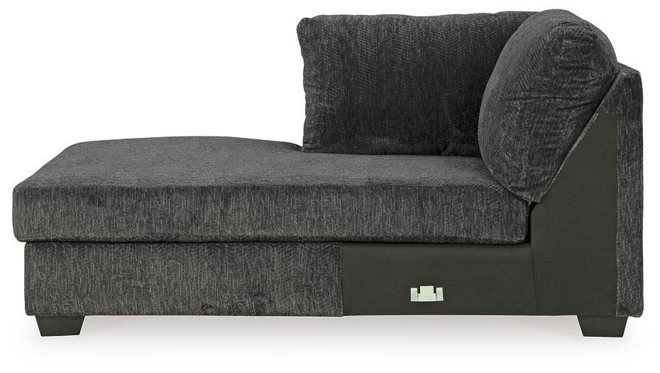 Biddeford 2-Piece Sleeper Sectional with Chaise - Aras Mattress And Furniture(Las Vegas, NV)