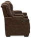 Owner's Box Power Reclining Loveseat with Console - Aras Mattress And Furniture(Las Vegas, NV)