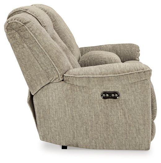 Hindmarsh Power Reclining Loveseat with Console - Aras Mattress And Furniture(Las Vegas, NV)