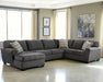 Ambee 3-Piece Sectional with Chaise - Aras Mattress And Furniture(Las Vegas, NV)