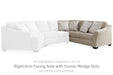 Brogan Bay 3-Piece Sectional with Cuddler - Aras Mattress And Furniture(Las Vegas, NV)